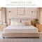 Merrick Lane Cielo Memory Foam Mattress in a Box with 4 Layers, Green Tea-Infused Foam, Air Circulation Foam, Cooling Gel, CertiPUR-US Certified Foam